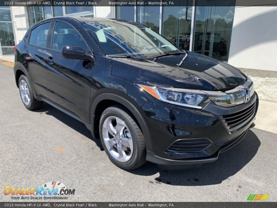 2019 Honda HR-V LX AWD Crystal Black Pearl / Black Photo #2