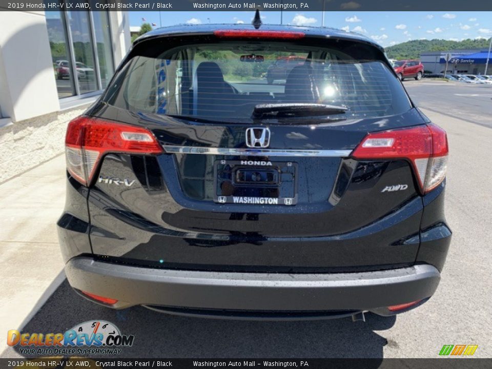 2019 Honda HR-V LX AWD Crystal Black Pearl / Black Photo #6