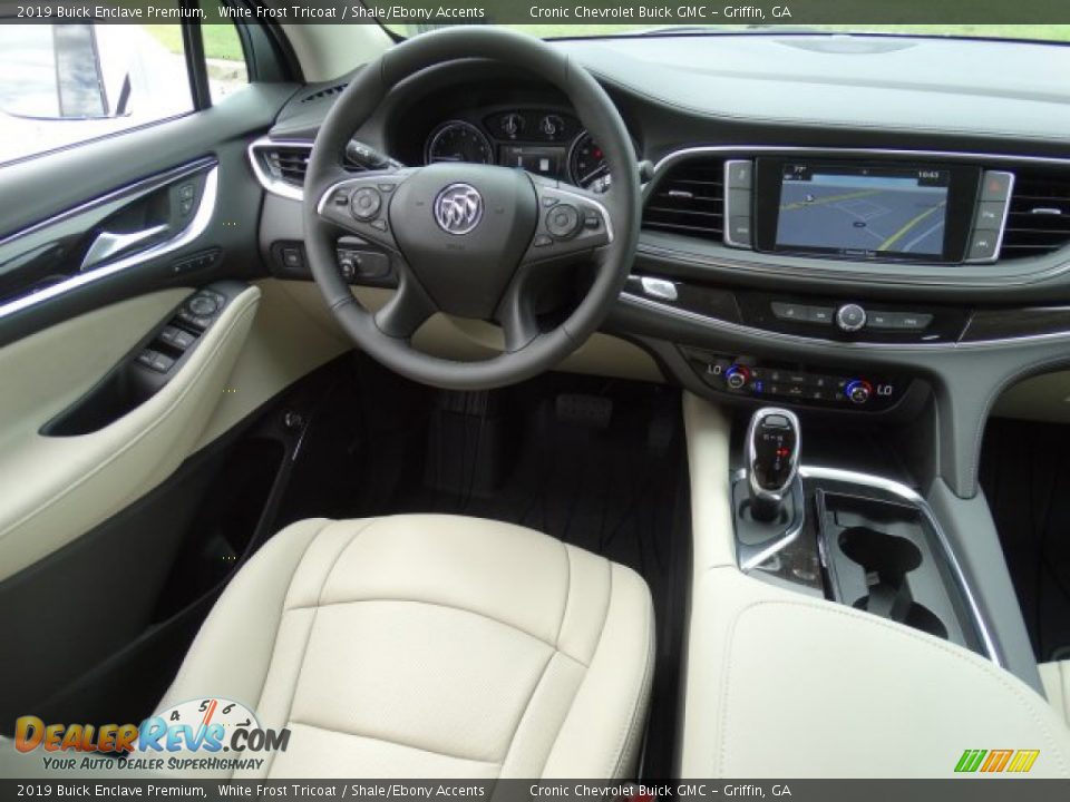 2019 Buick Enclave Premium White Frost Tricoat / Shale/Ebony Accents Photo #25