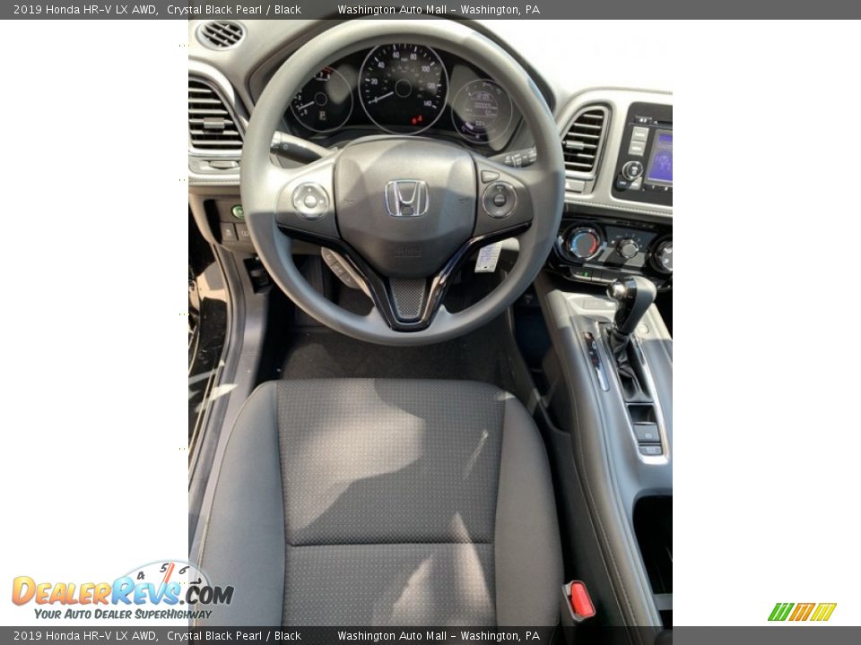 2019 Honda HR-V LX AWD Crystal Black Pearl / Black Photo #13