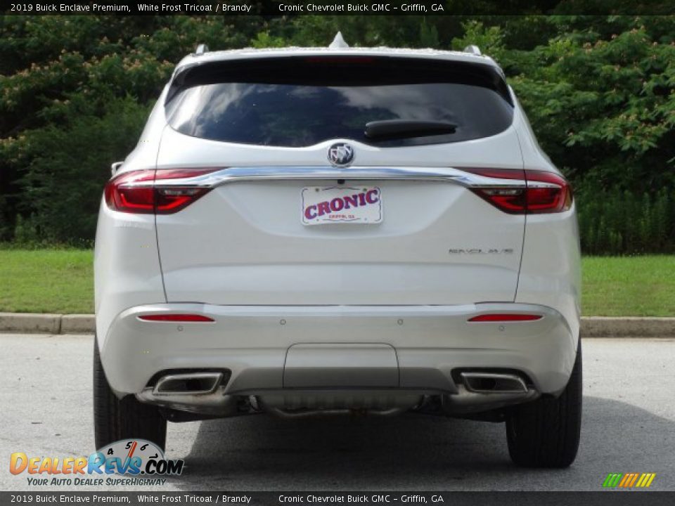 2019 Buick Enclave Premium White Frost Tricoat / Brandy Photo #7