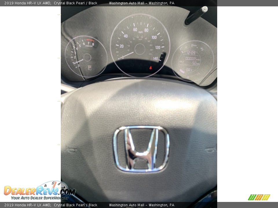 2019 Honda HR-V LX AWD Crystal Black Pearl / Black Photo #30