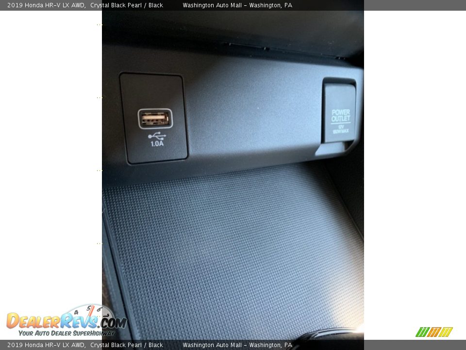 2019 Honda HR-V LX AWD Crystal Black Pearl / Black Photo #35