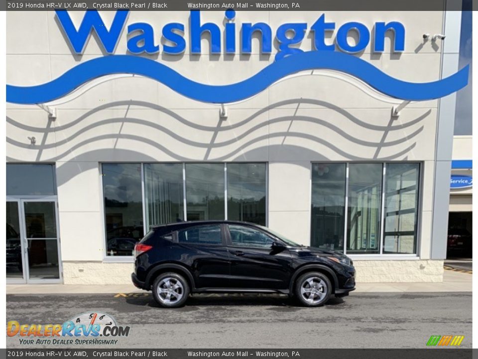 2019 Honda HR-V LX AWD Crystal Black Pearl / Black Photo #1
