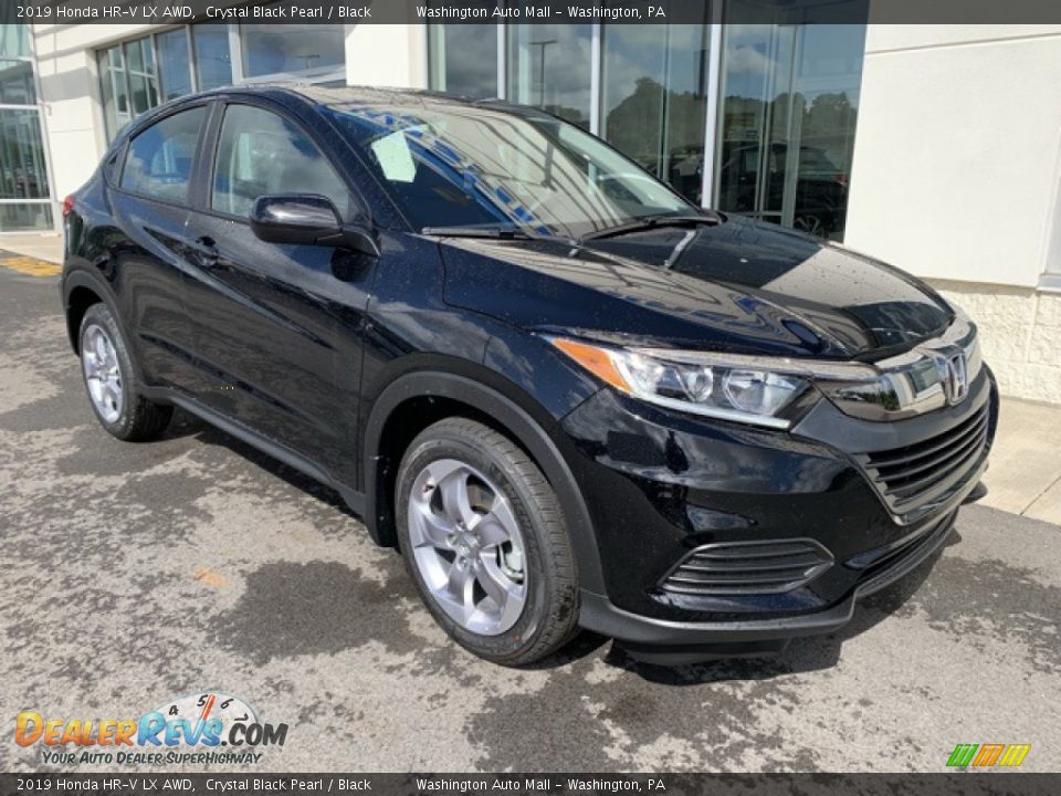 2019 Honda HR-V LX AWD Crystal Black Pearl / Black Photo #2