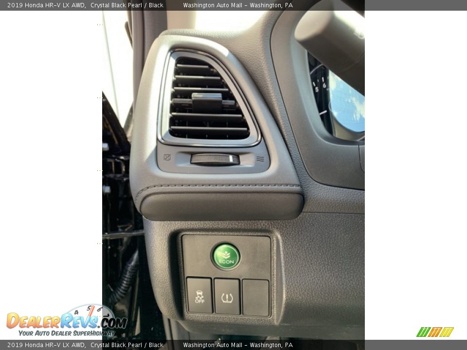 2019 Honda HR-V LX AWD Crystal Black Pearl / Black Photo #12