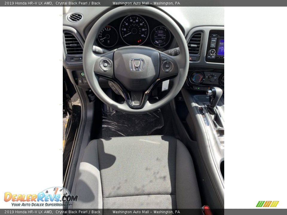 2019 Honda HR-V LX AWD Crystal Black Pearl / Black Photo #13