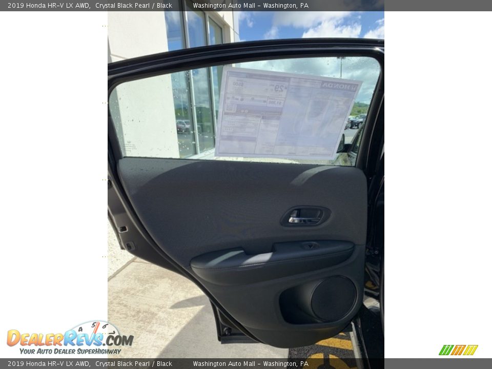 2019 Honda HR-V LX AWD Crystal Black Pearl / Black Photo #16