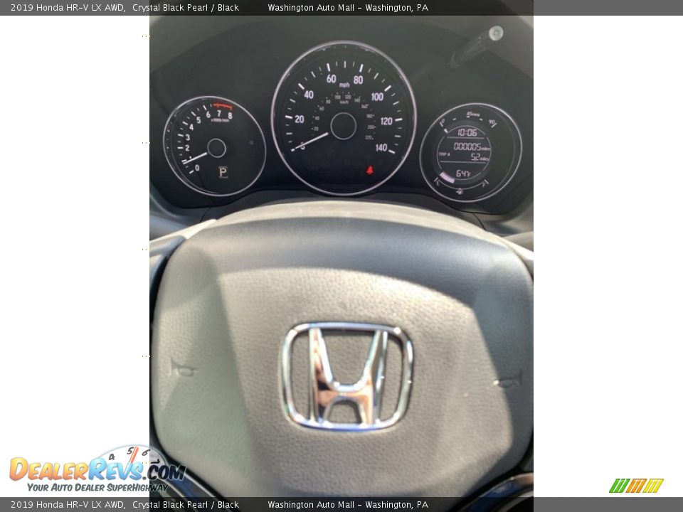 2019 Honda HR-V LX AWD Crystal Black Pearl / Black Photo #30