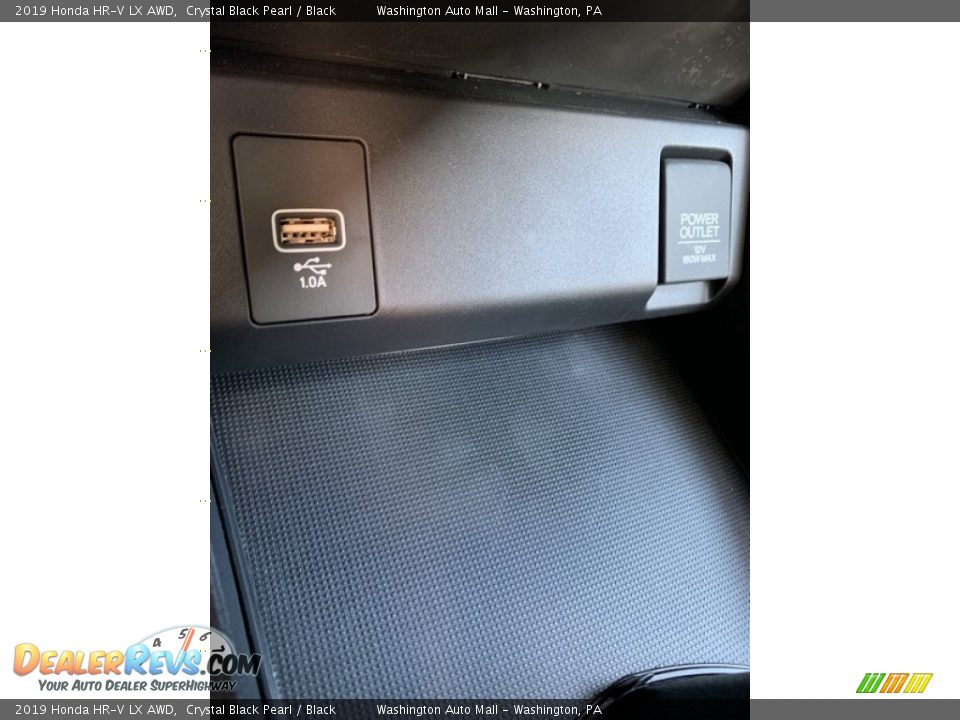 2019 Honda HR-V LX AWD Crystal Black Pearl / Black Photo #35
