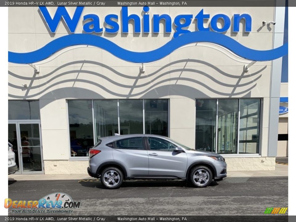2019 Honda HR-V LX AWD Lunar Silver Metallic / Gray Photo #1