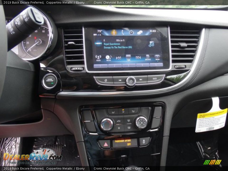 2019 Buick Encore Preferred Coppertino Metallic / Ebony Photo #17