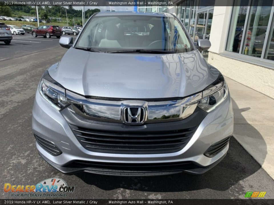 2019 Honda HR-V LX AWD Lunar Silver Metallic / Gray Photo #3