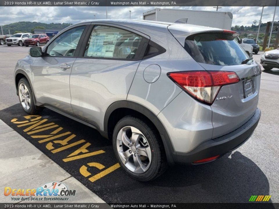 2019 Honda HR-V LX AWD Lunar Silver Metallic / Gray Photo #5