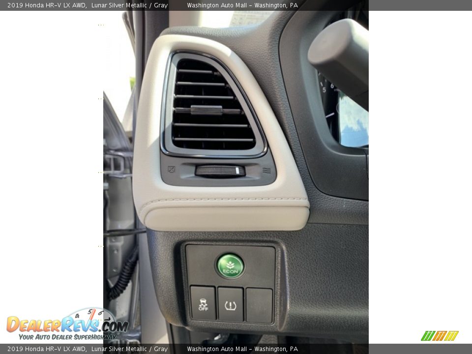 2019 Honda HR-V LX AWD Lunar Silver Metallic / Gray Photo #12