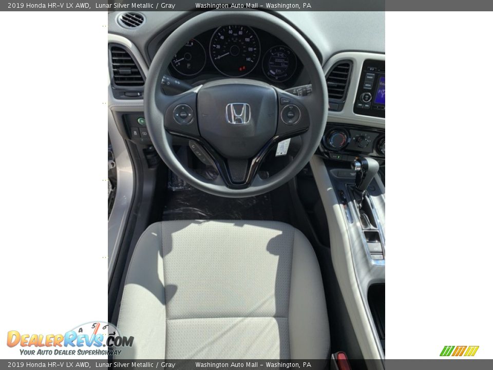 2019 Honda HR-V LX AWD Lunar Silver Metallic / Gray Photo #13
