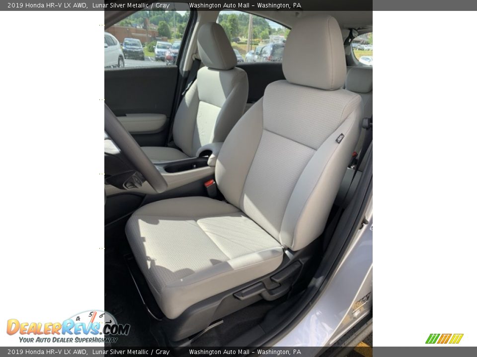 2019 Honda HR-V LX AWD Lunar Silver Metallic / Gray Photo #14