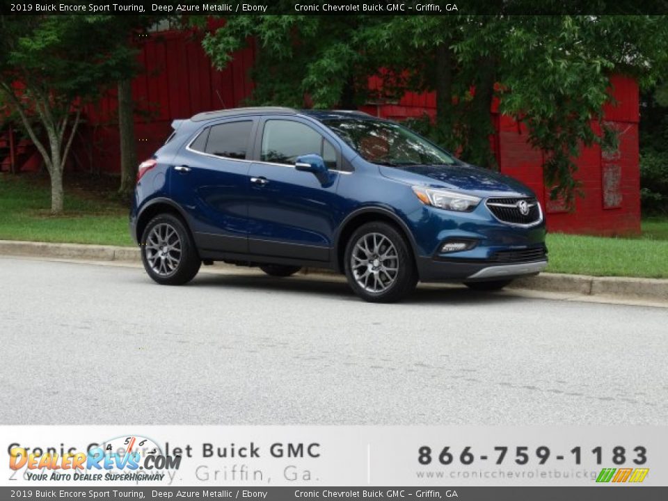 2019 Buick Encore Sport Touring Deep Azure Metallic / Ebony Photo #1