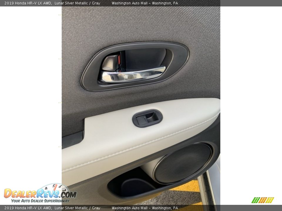 2019 Honda HR-V LX AWD Lunar Silver Metallic / Gray Photo #17