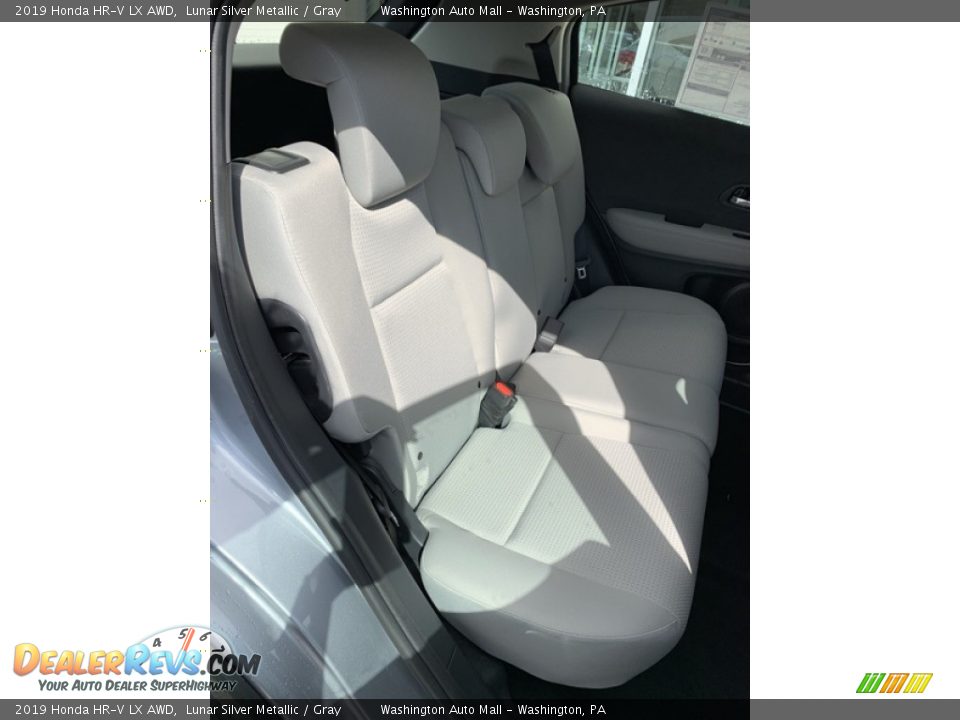 2019 Honda HR-V LX AWD Lunar Silver Metallic / Gray Photo #24