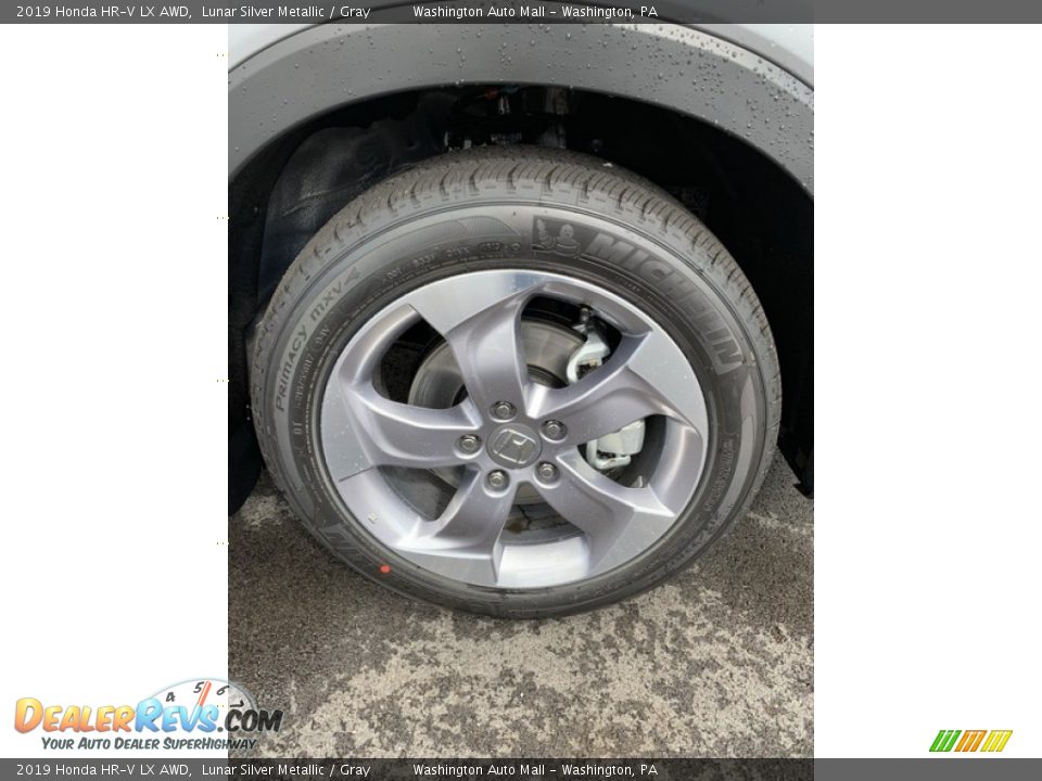 2019 Honda HR-V LX AWD Lunar Silver Metallic / Gray Photo #29