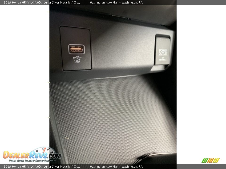 2019 Honda HR-V LX AWD Lunar Silver Metallic / Gray Photo #35