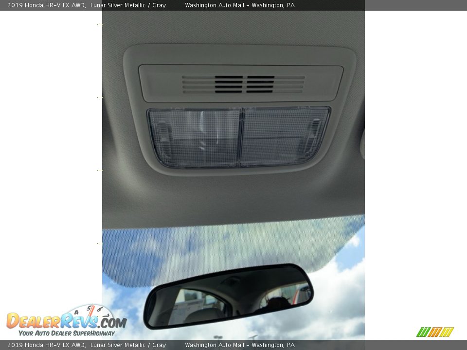 2019 Honda HR-V LX AWD Lunar Silver Metallic / Gray Photo #36