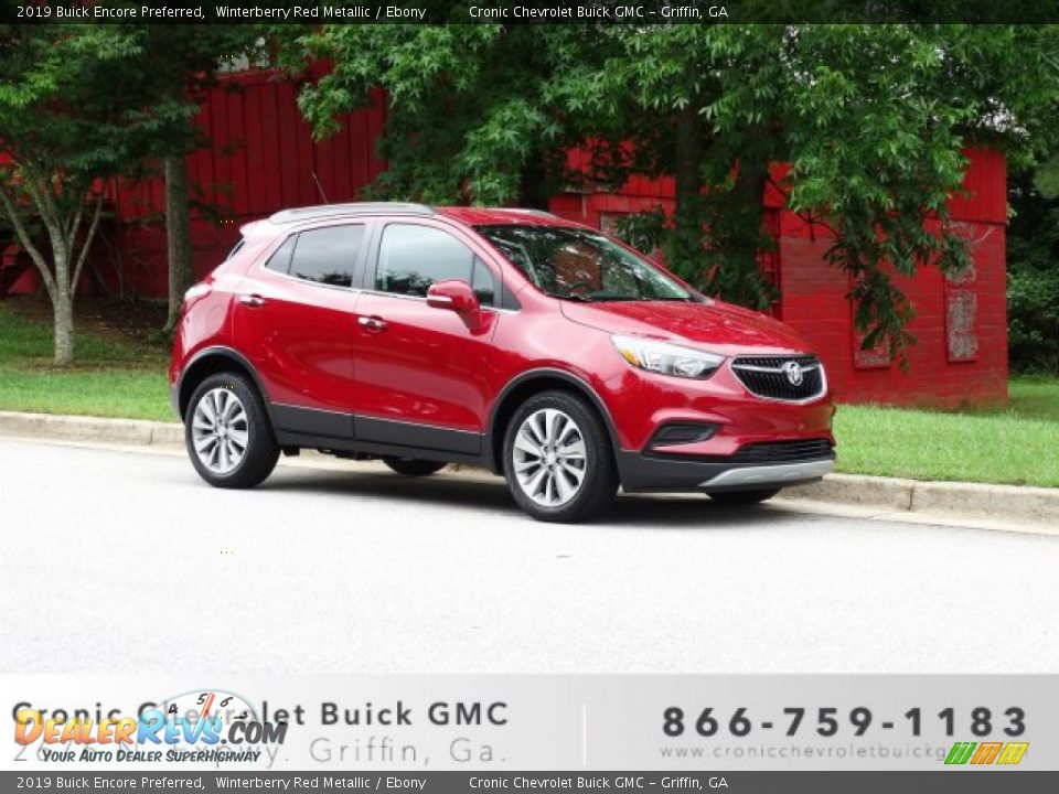 2019 Buick Encore Preferred Winterberry Red Metallic / Ebony Photo #1