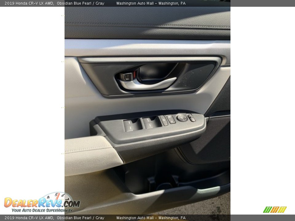 2019 Honda CR-V LX AWD Obsidian Blue Pearl / Gray Photo #11
