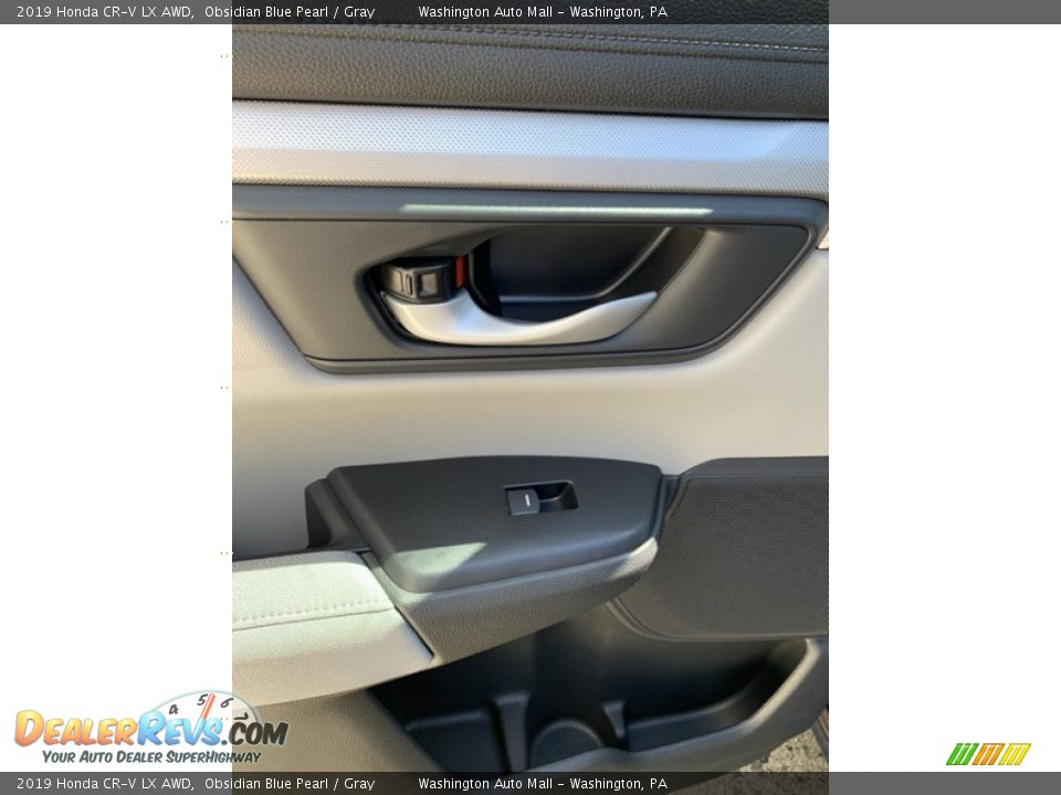 2019 Honda CR-V LX AWD Obsidian Blue Pearl / Gray Photo #17