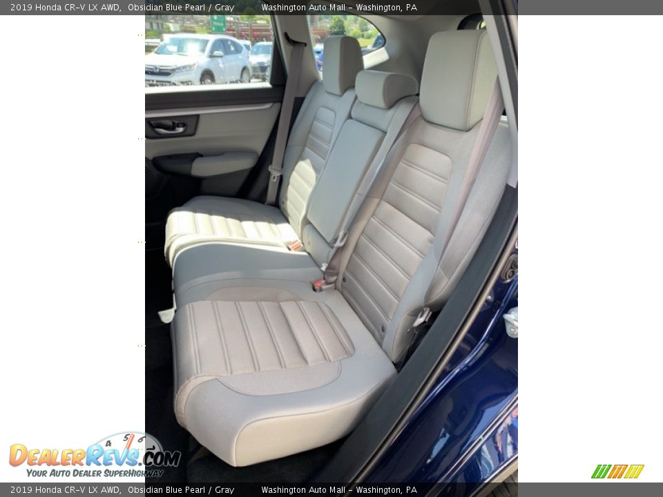 2019 Honda CR-V LX AWD Obsidian Blue Pearl / Gray Photo #18