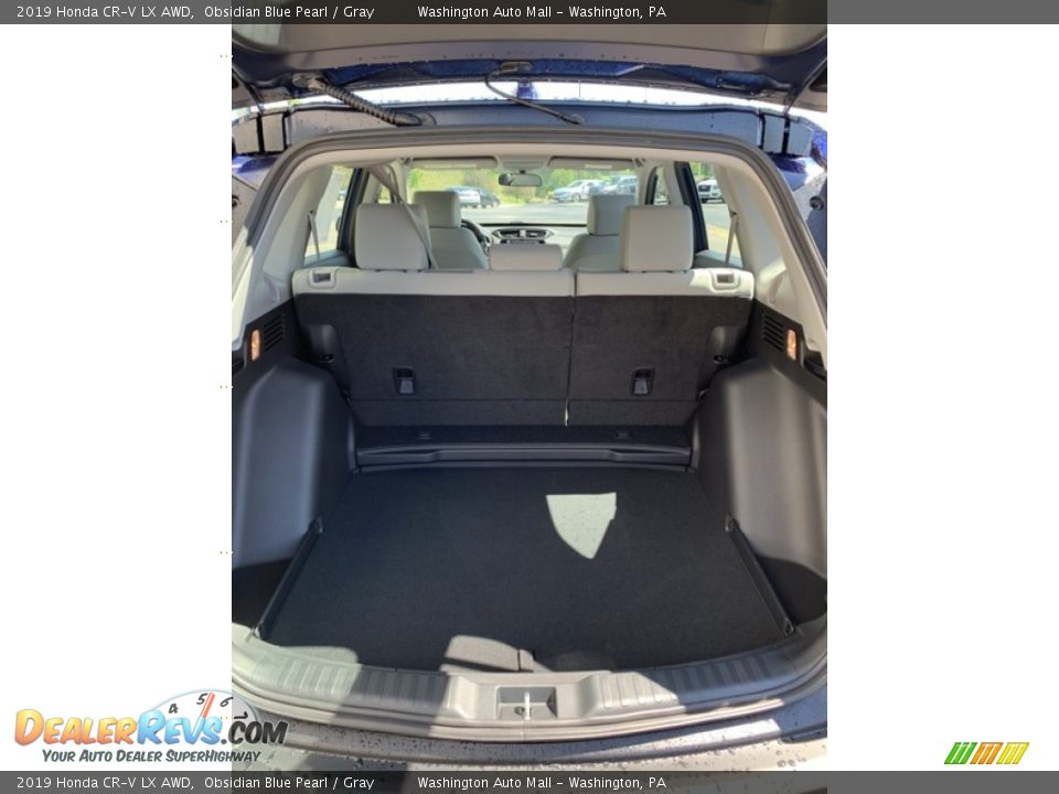 2019 Honda CR-V LX AWD Obsidian Blue Pearl / Gray Photo #21