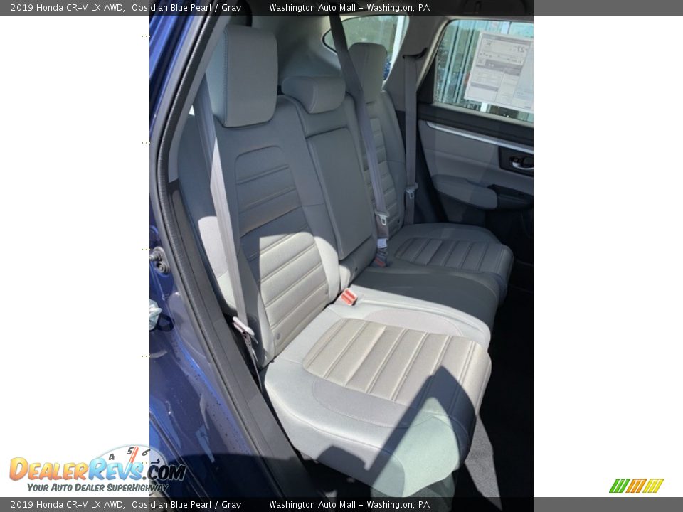 2019 Honda CR-V LX AWD Obsidian Blue Pearl / Gray Photo #24