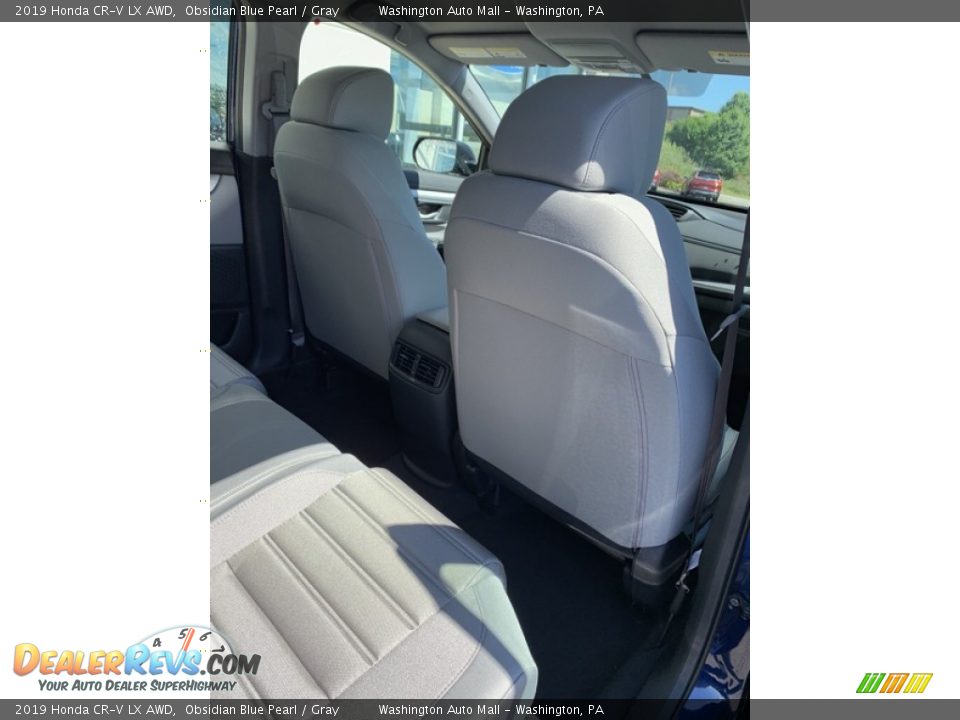 2019 Honda CR-V LX AWD Obsidian Blue Pearl / Gray Photo #25