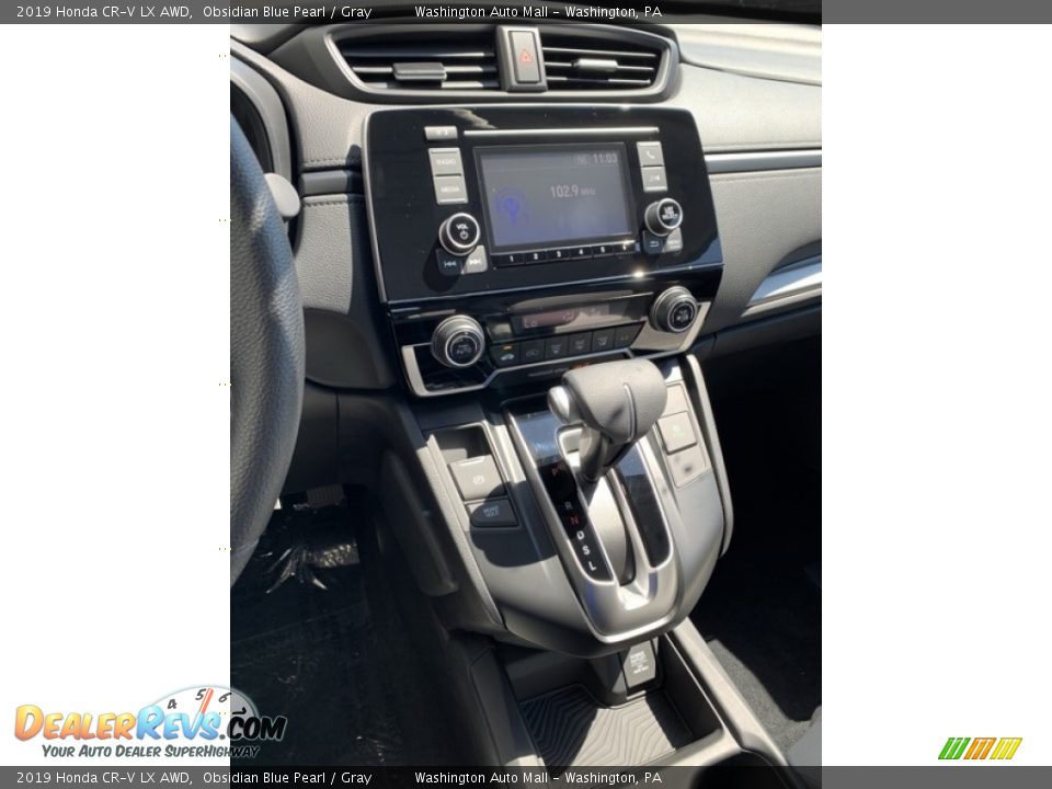 2019 Honda CR-V LX AWD Obsidian Blue Pearl / Gray Photo #31