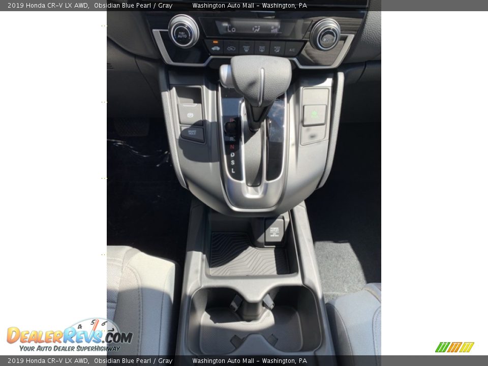2019 Honda CR-V LX AWD Obsidian Blue Pearl / Gray Photo #32