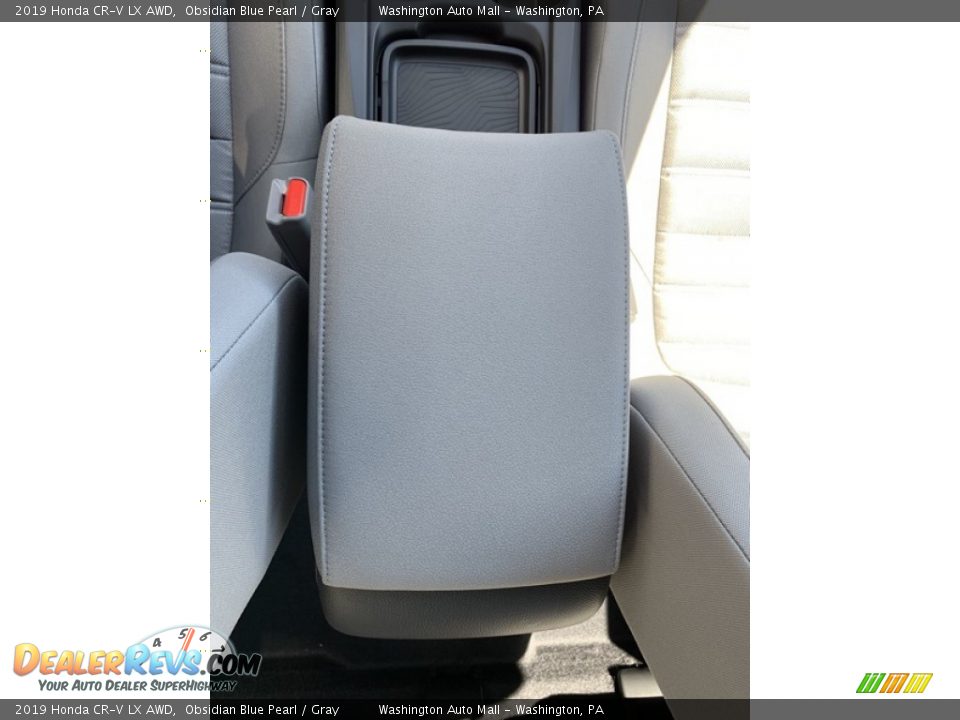2019 Honda CR-V LX AWD Obsidian Blue Pearl / Gray Photo #33