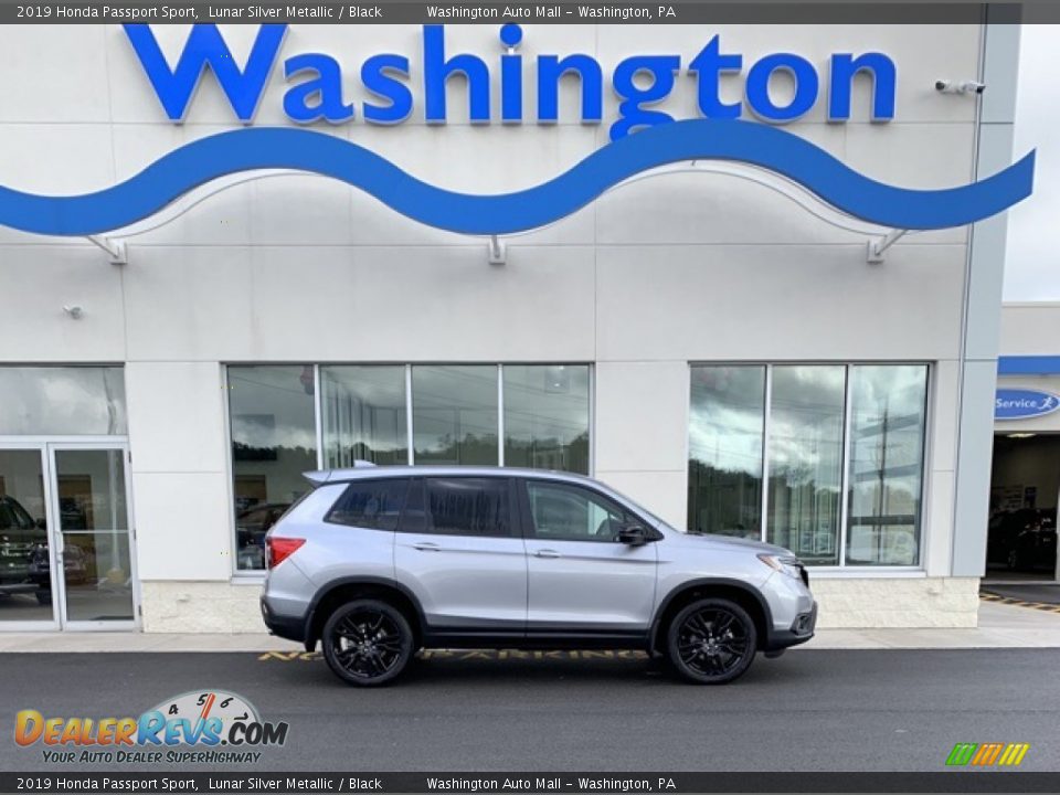 2019 Honda Passport Sport Lunar Silver Metallic / Black Photo #1