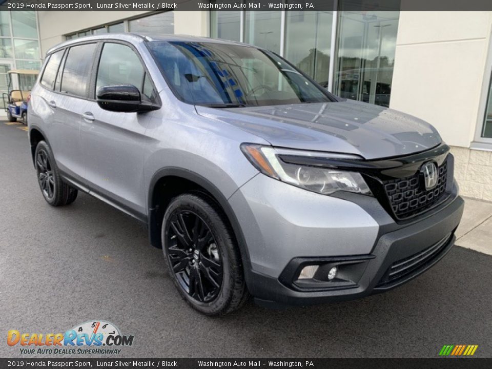 2019 Honda Passport Sport Lunar Silver Metallic / Black Photo #2