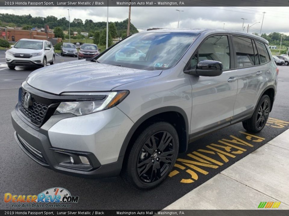 2019 Honda Passport Sport Lunar Silver Metallic / Black Photo #4