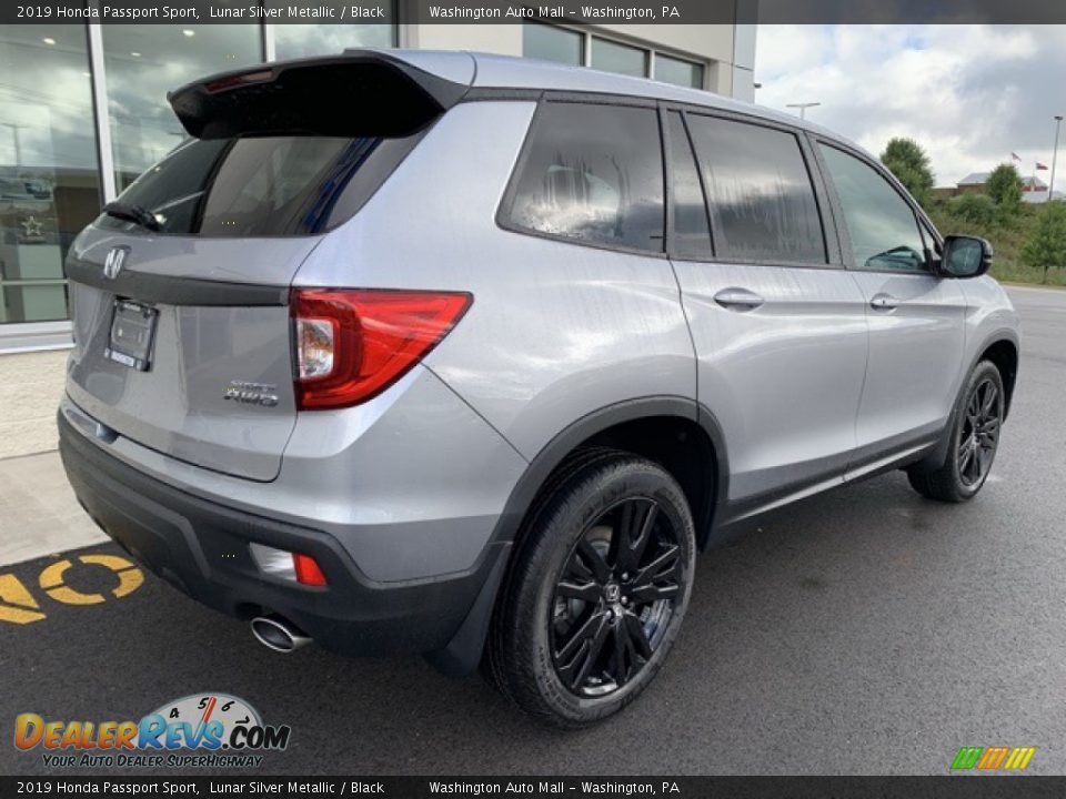 2019 Honda Passport Sport Lunar Silver Metallic / Black Photo #7