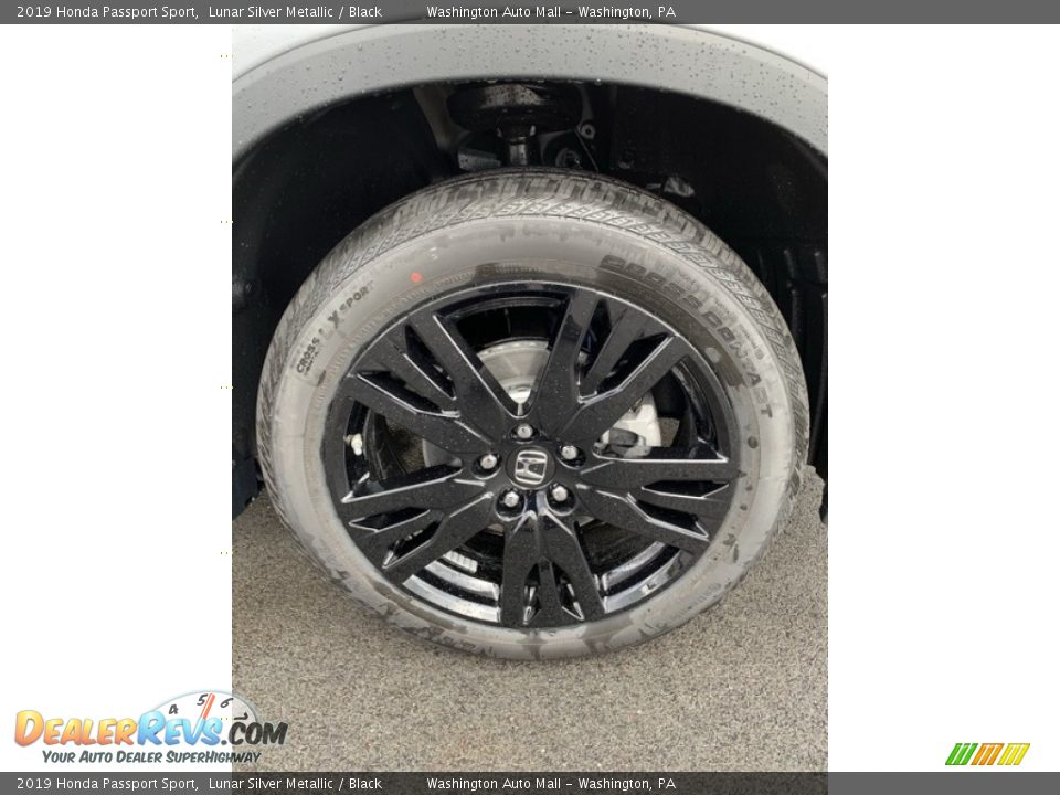 2019 Honda Passport Sport Lunar Silver Metallic / Black Photo #29