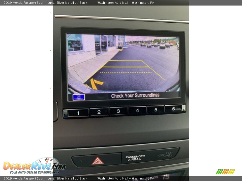2019 Honda Passport Sport Lunar Silver Metallic / Black Photo #32