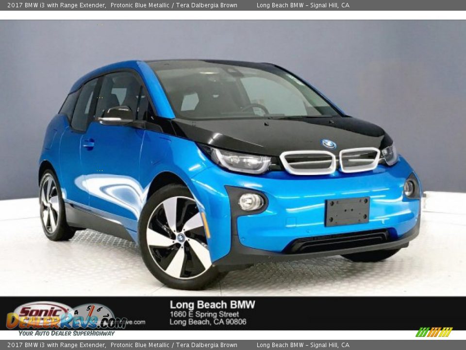 2017 BMW i3 with Range Extender Protonic Blue Metallic / Tera Dalbergia Brown Photo #1