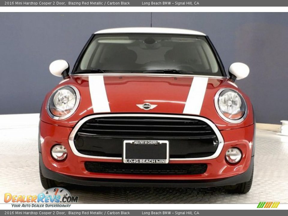 2016 Mini Hardtop Cooper 2 Door Blazing Red Metallic / Carbon Black Photo #2
