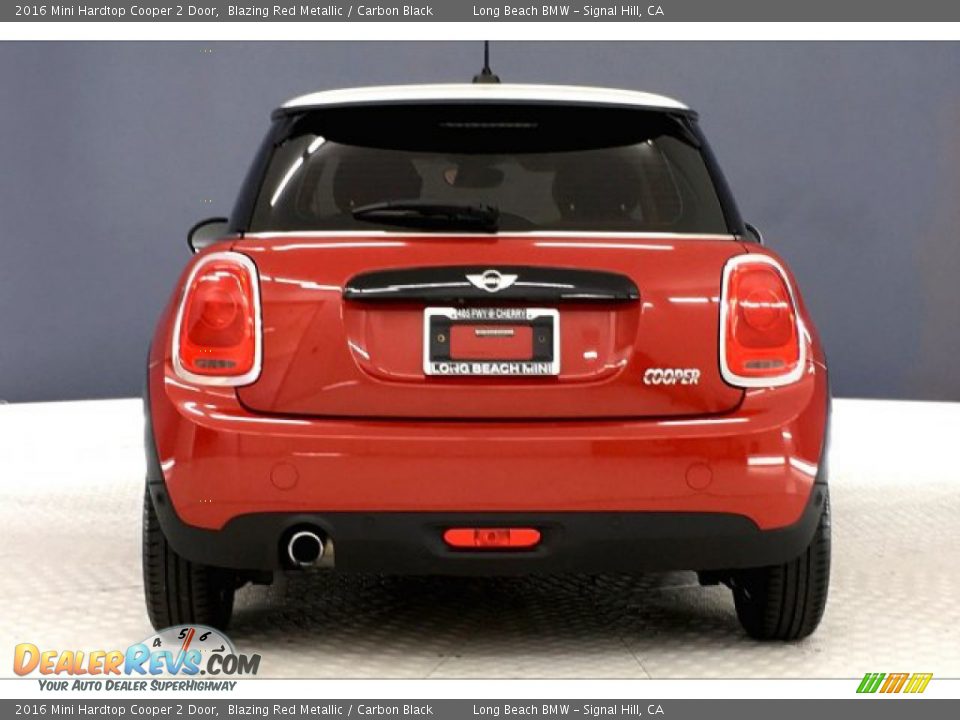 2016 Mini Hardtop Cooper 2 Door Blazing Red Metallic / Carbon Black Photo #3
