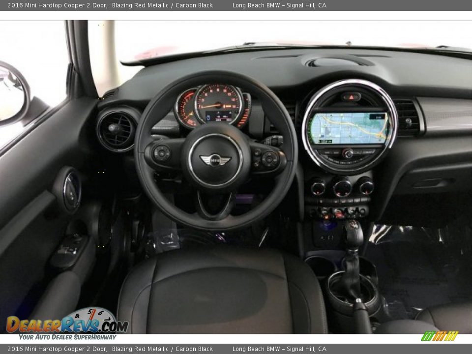 2016 Mini Hardtop Cooper 2 Door Blazing Red Metallic / Carbon Black Photo #4