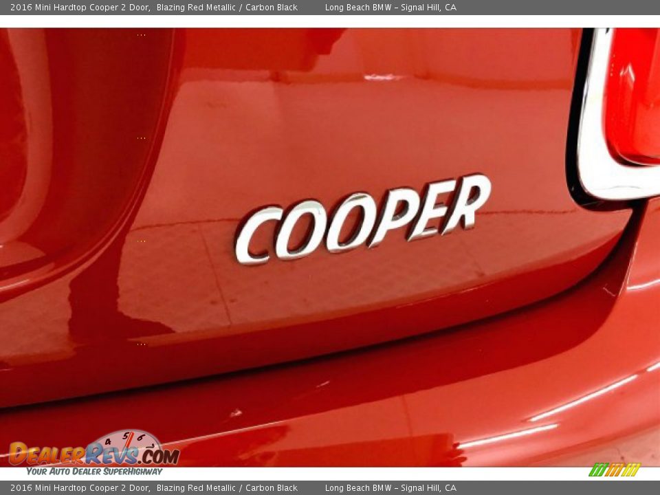 2016 Mini Hardtop Cooper 2 Door Blazing Red Metallic / Carbon Black Photo #7