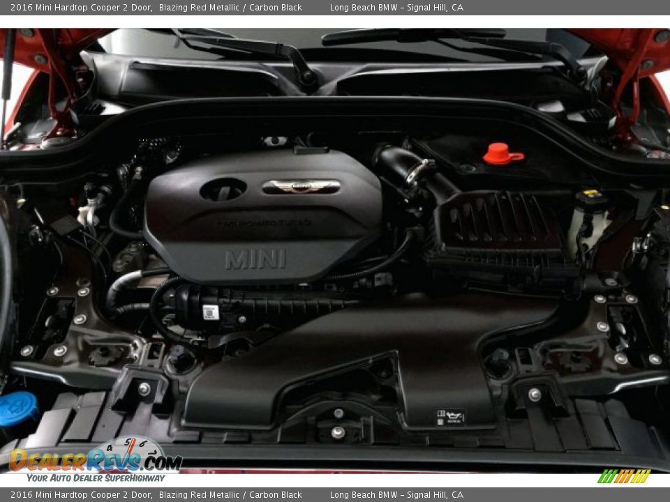 2016 Mini Hardtop Cooper 2 Door Blazing Red Metallic / Carbon Black Photo #9