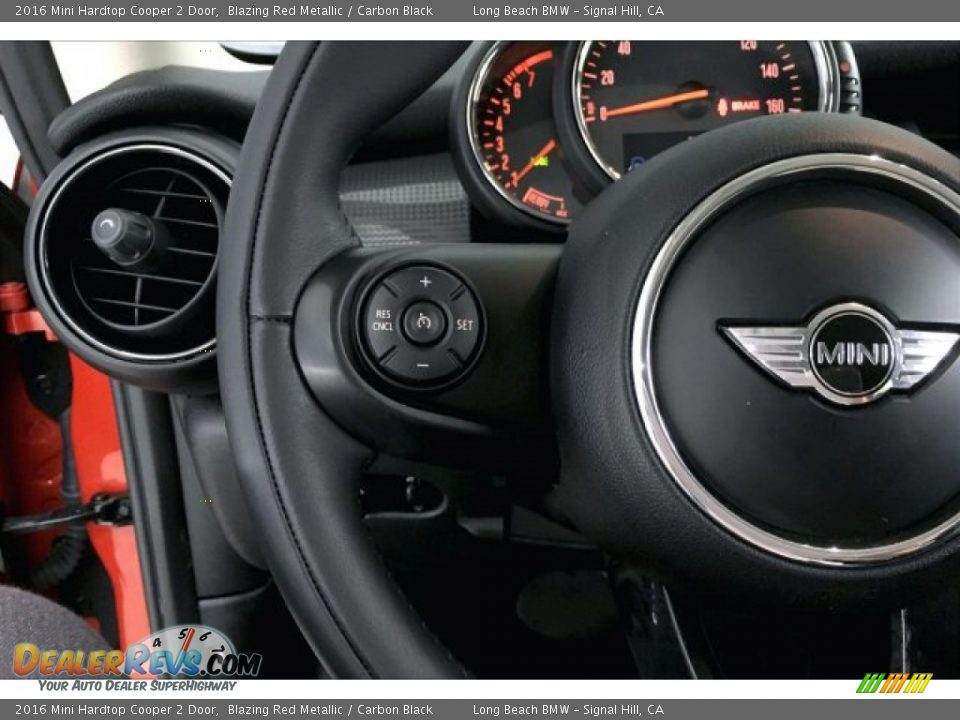 2016 Mini Hardtop Cooper 2 Door Blazing Red Metallic / Carbon Black Photo #14